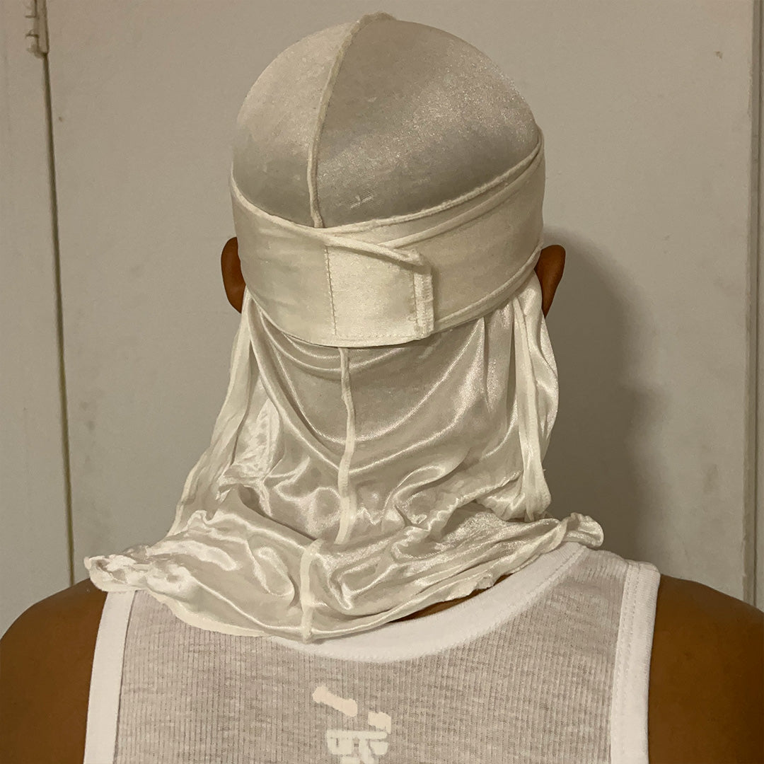 Superchill ™ No-Tie Durag
SILKY (White)