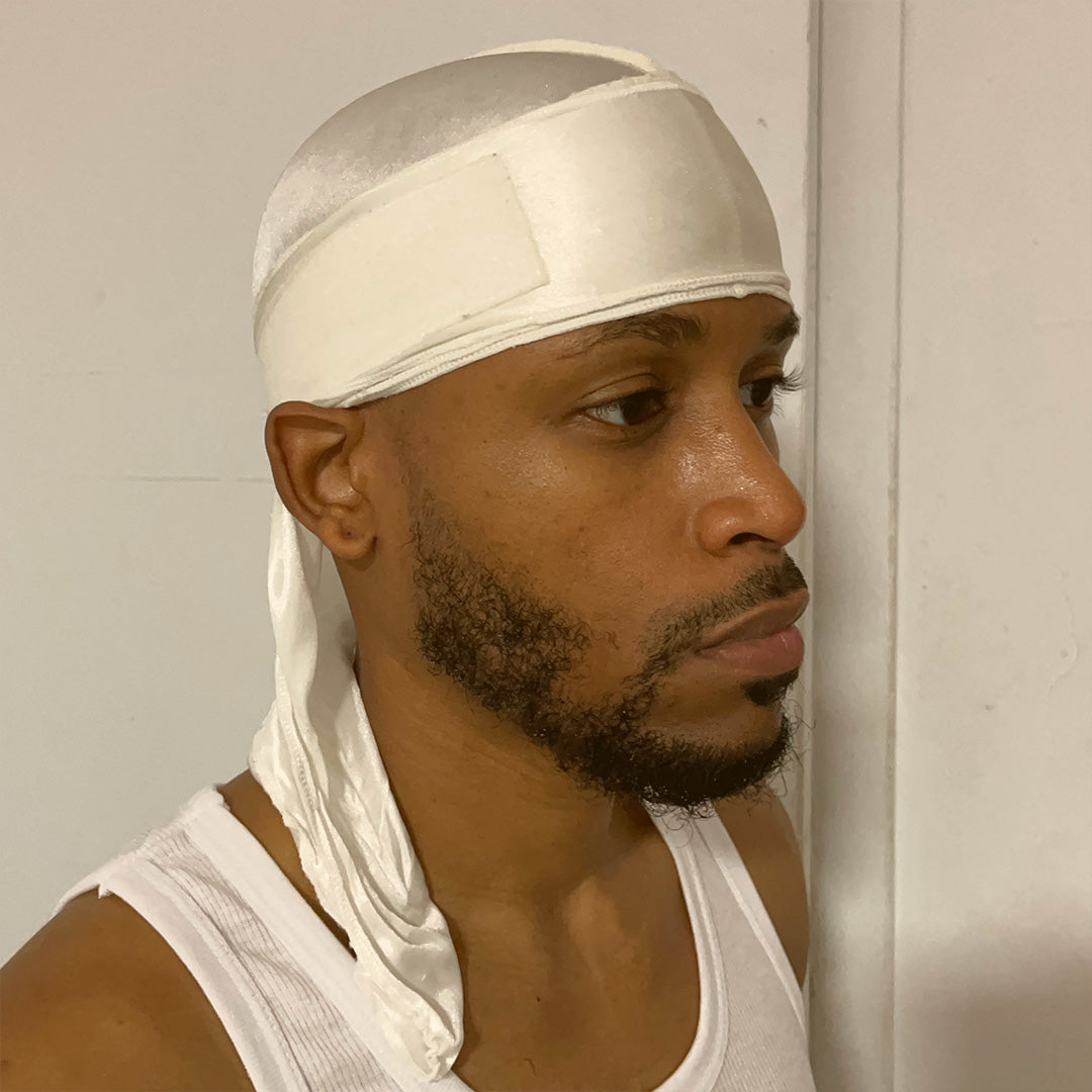Superchill ™ No-Tie Durag
SILKY (White)
