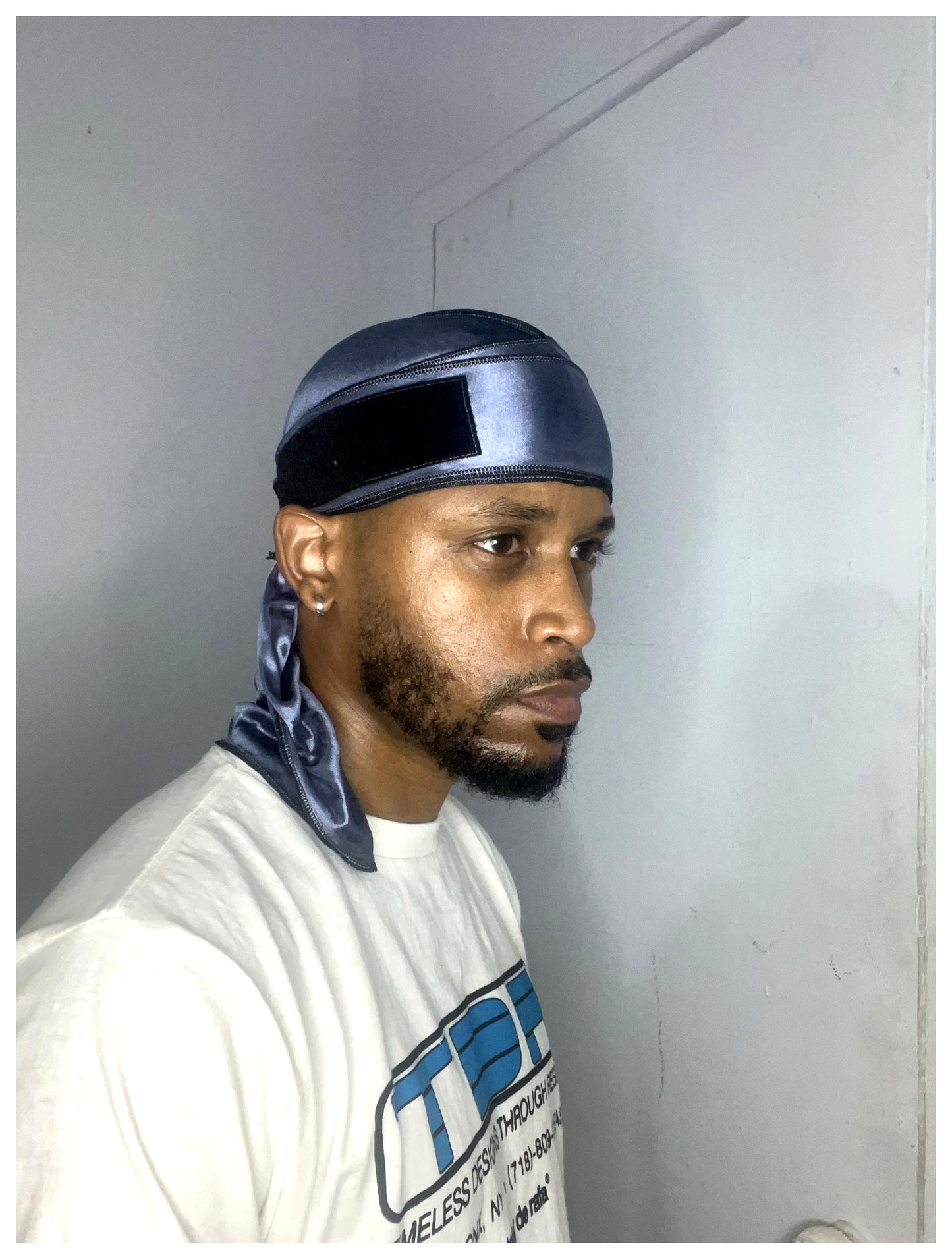 Superchill ™ No-Tie Durag
SILKY (Blue Steel)