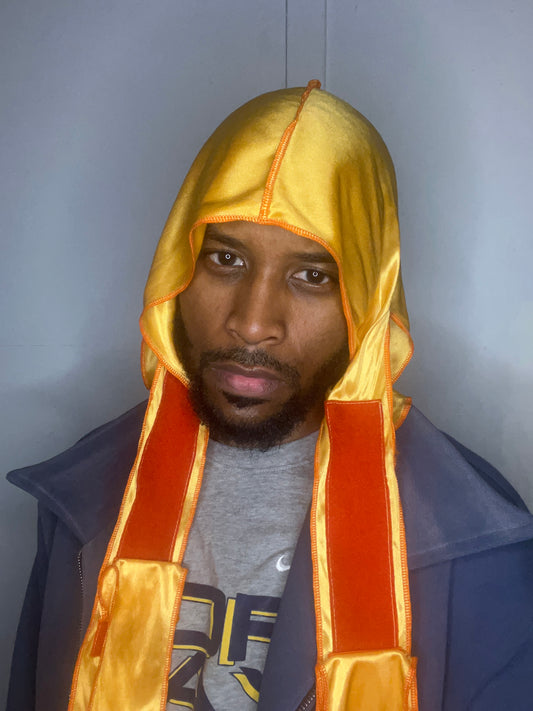 Superchill ™ No-Tie Durag  SILKY (Solar Drift + Carbon Steel) 2 pack